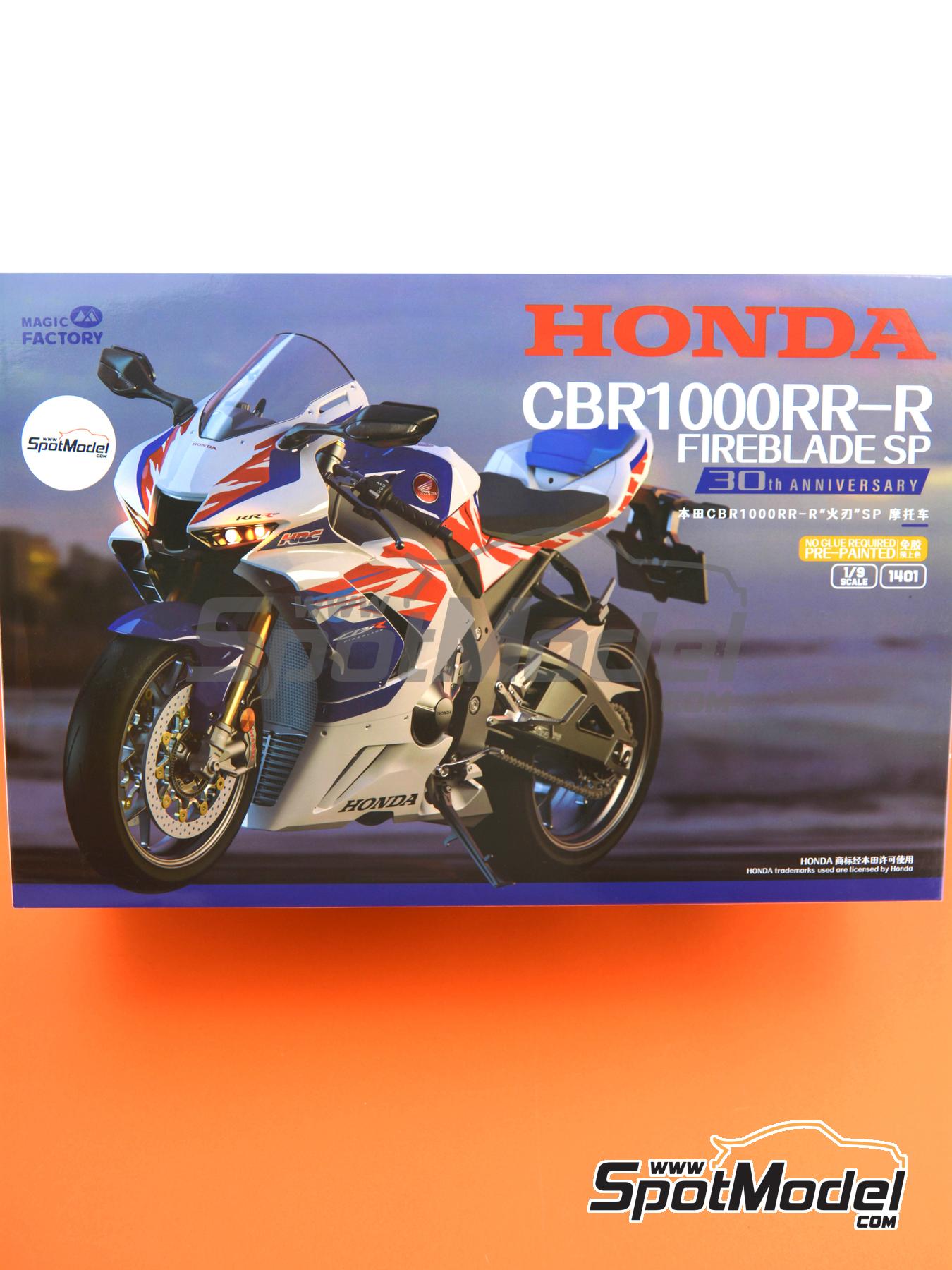 新品 マジックファクトリ 1401 1/9 ホンダ CBR1000RR-R SP Magic Factory 1401: Motorbike scale model kit 1/9 scale